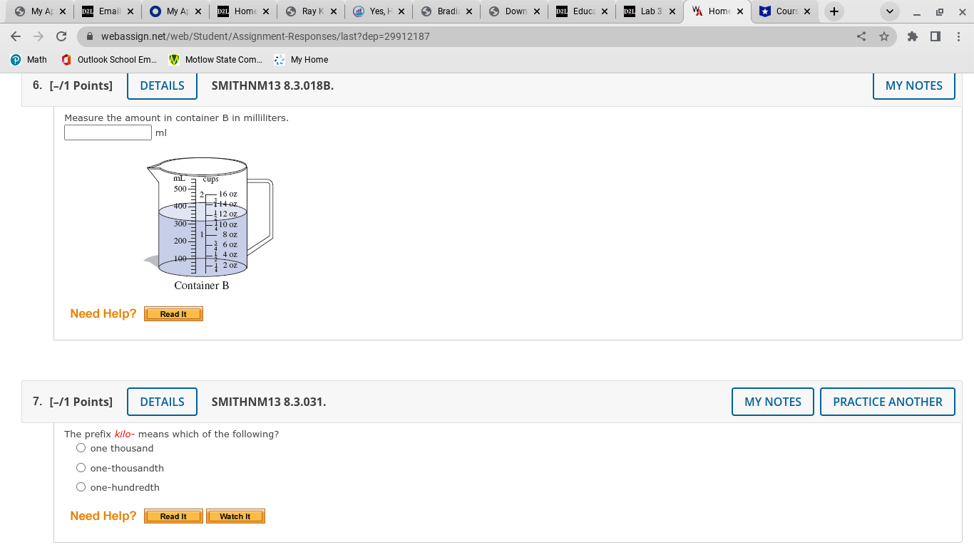 I need help with questions 1-10 please 5 My AF X