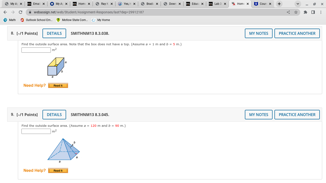 I need help with questions 1-10 please 5 My AF X