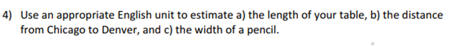 20. In performing a dimensional analysis problem,