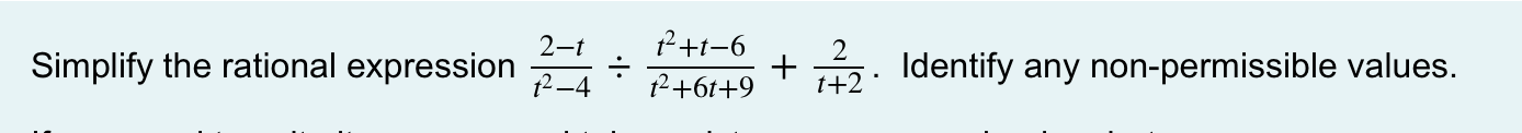 \f5x Solve the rational equation x_3 = . Identify