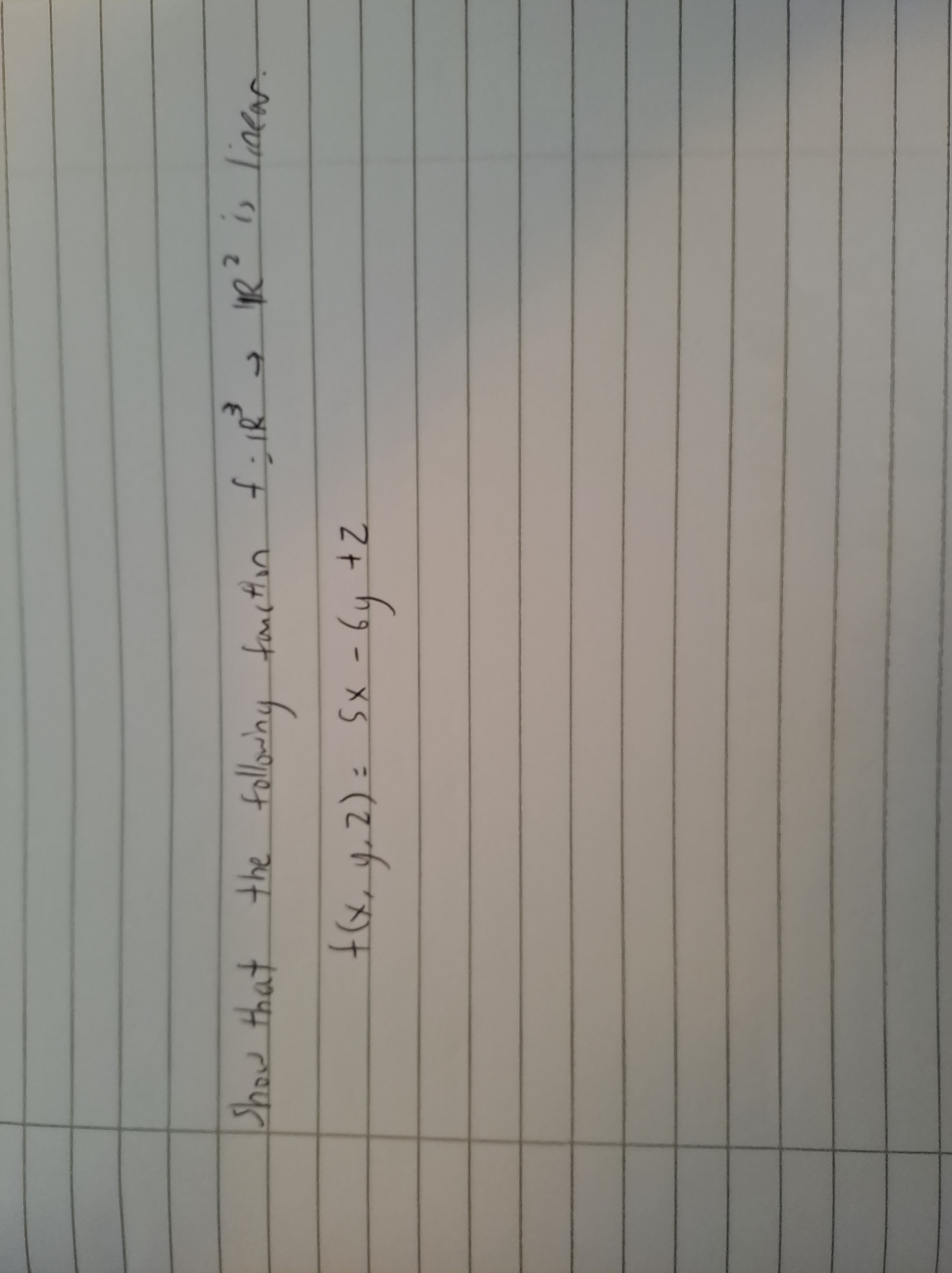 Show that the following function of: 18 - PR ? is