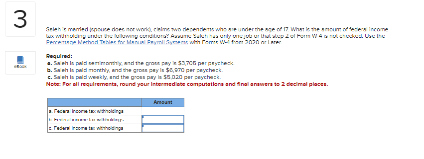 2021 Percentage Method Tables for Manual Payroll