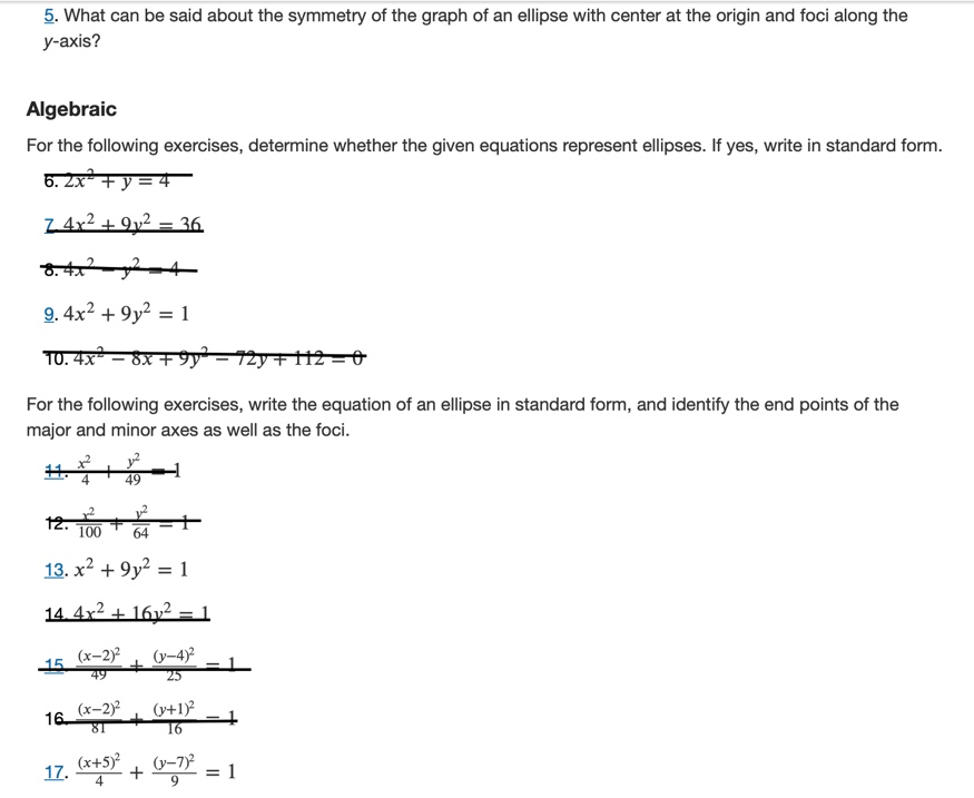Q. What can be said about the symmetry of the