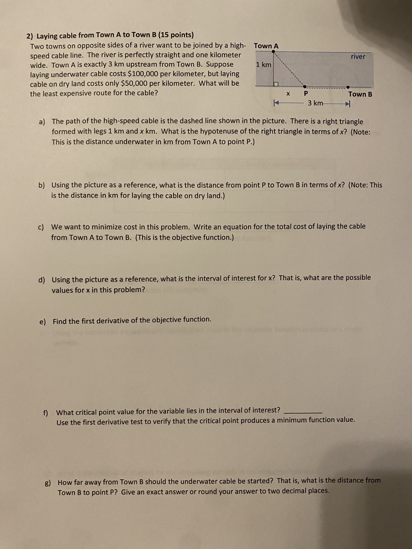 MAT 175 Calculus I Name Emma Argo Applications of