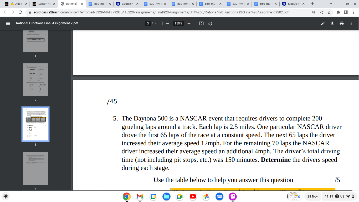 121 Unit E X 121 Lesson 41 X Rational F X