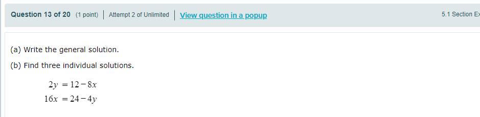 Question 12 of 2|] {1 point] I Attempt 3 of