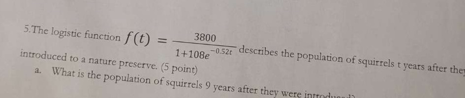 How long would it take for the population to