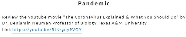 Pandemic Review the youtube movie "The