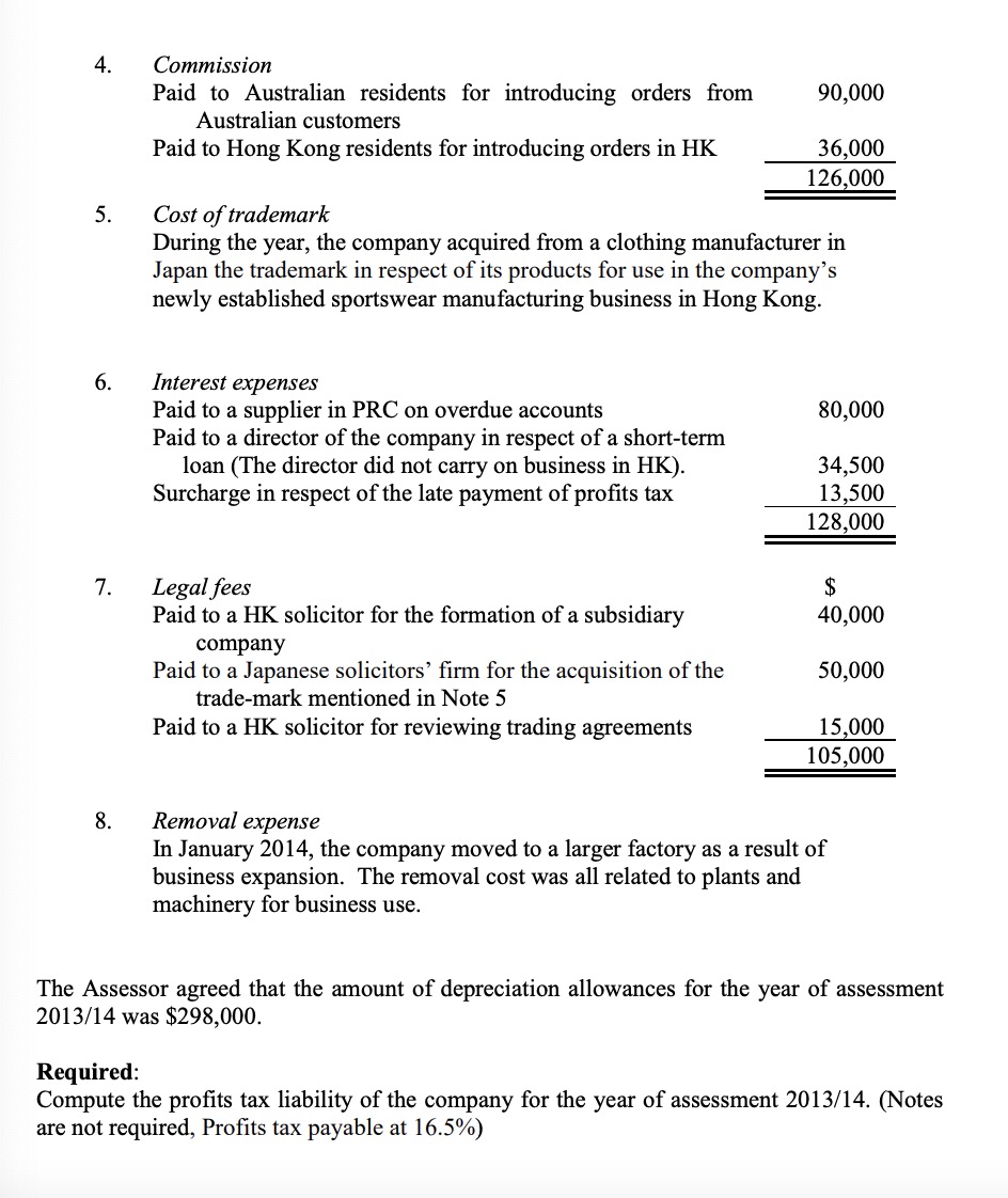 Sales gross prots 4,500,000 (Note 1) Gain on