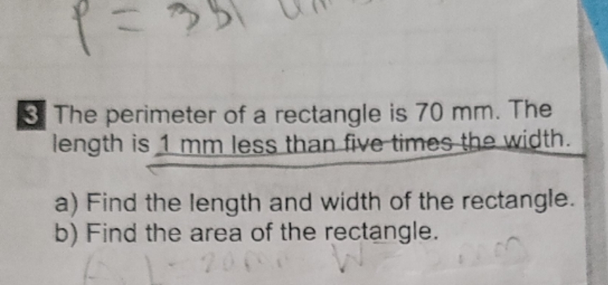 Please explain really well 3 D 3 The perimeter of