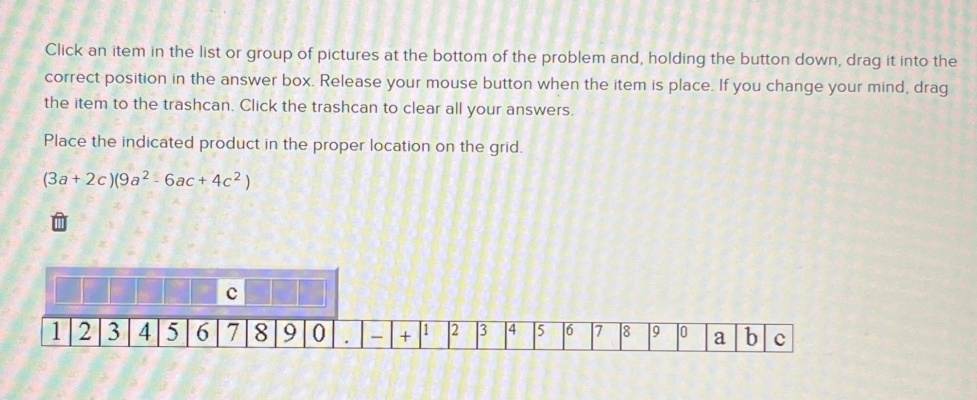 Click an item in the list or group of pictures at