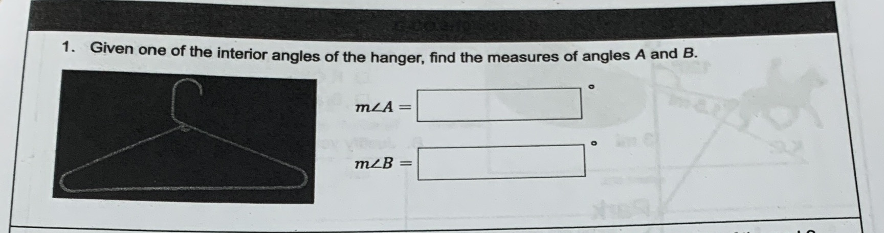 Help me pleaseee 1. Given one of the interior