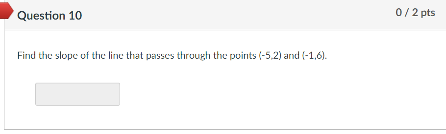 Question 1 0 I 2 pts Identify the quadrant each