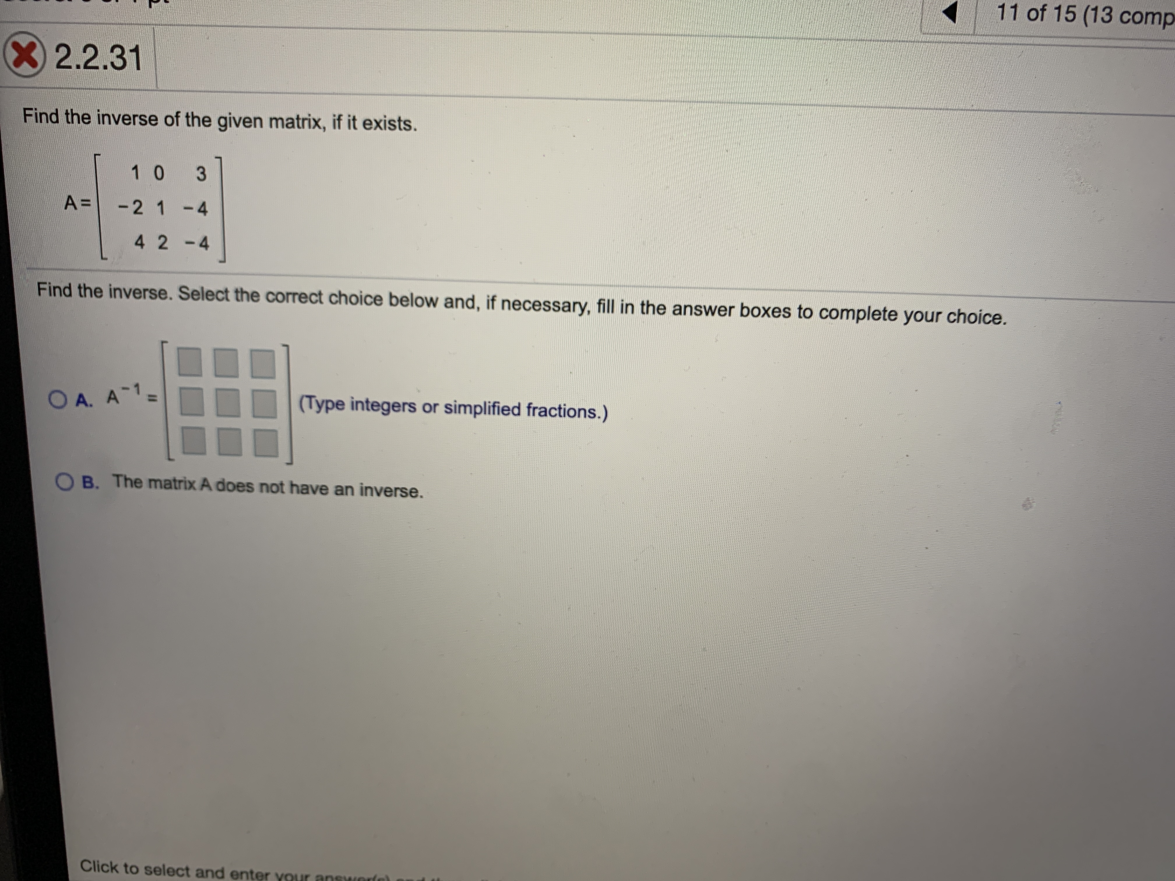 please I need help. Thanks 11 of 15 (13 comp X