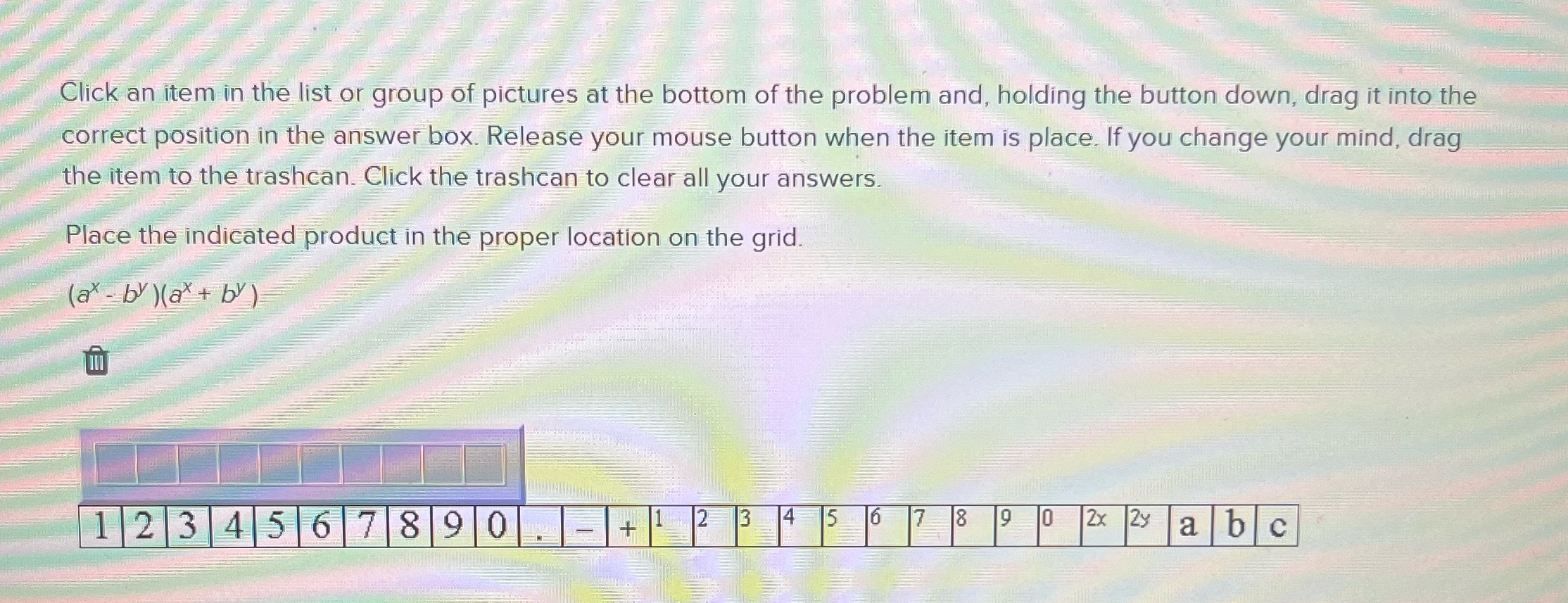 Click an item in the list or group of pictures at