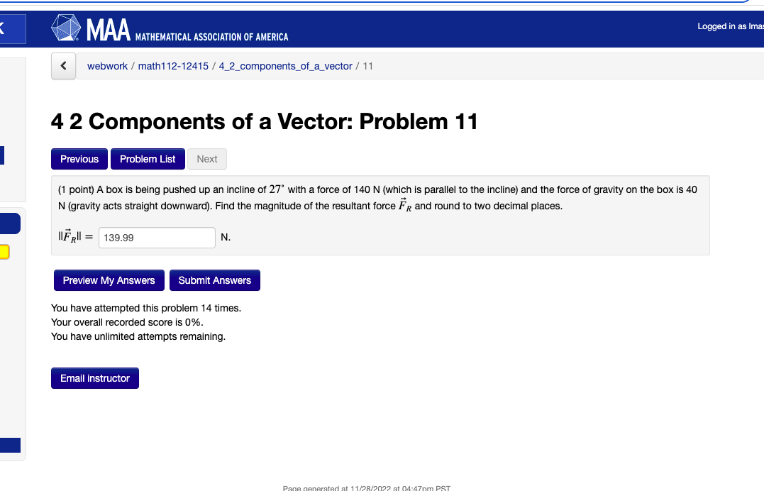 MAA Logged in as Ima MATHEMATICAL ASSOCIATION OF