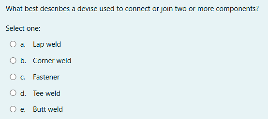 answer What best describes a devise used to