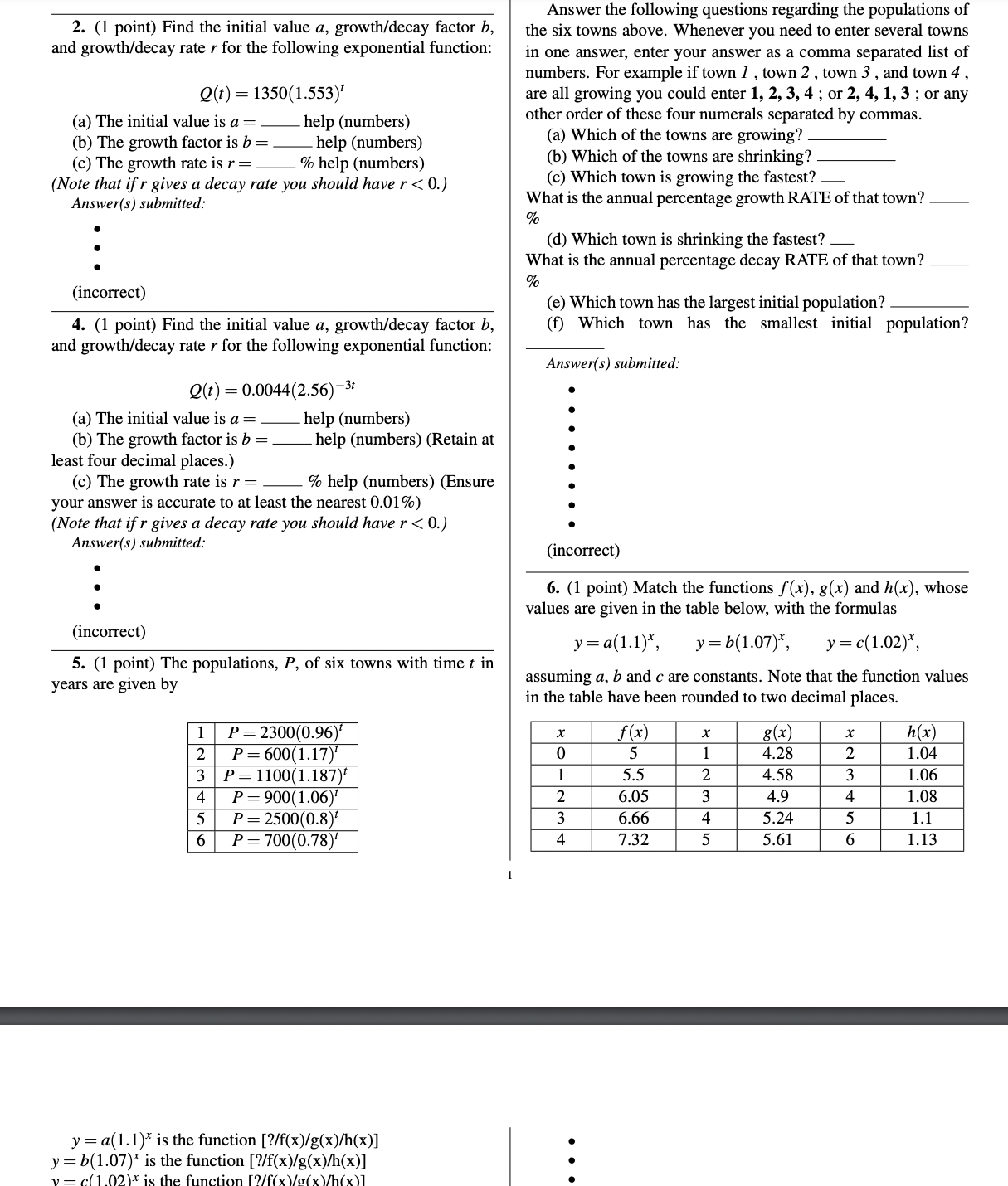 Answer the following questions regarding the