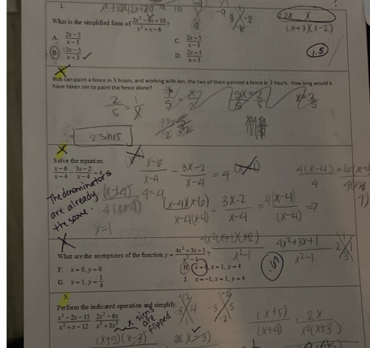 1. X2 +10X 2x+20 9 10 What is the simplified form
