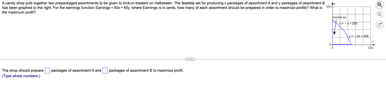 A candy shop puts together two prepackaged