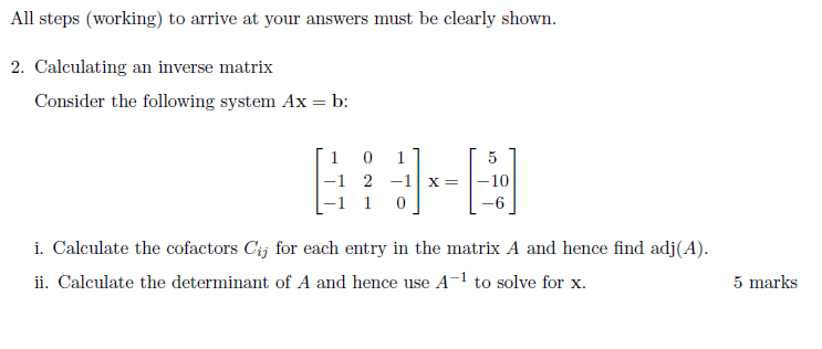 Can you please help me with this linear algebra
