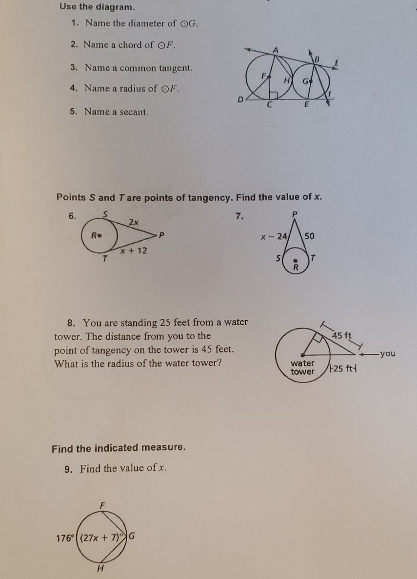 please help me answer these Geometry questions