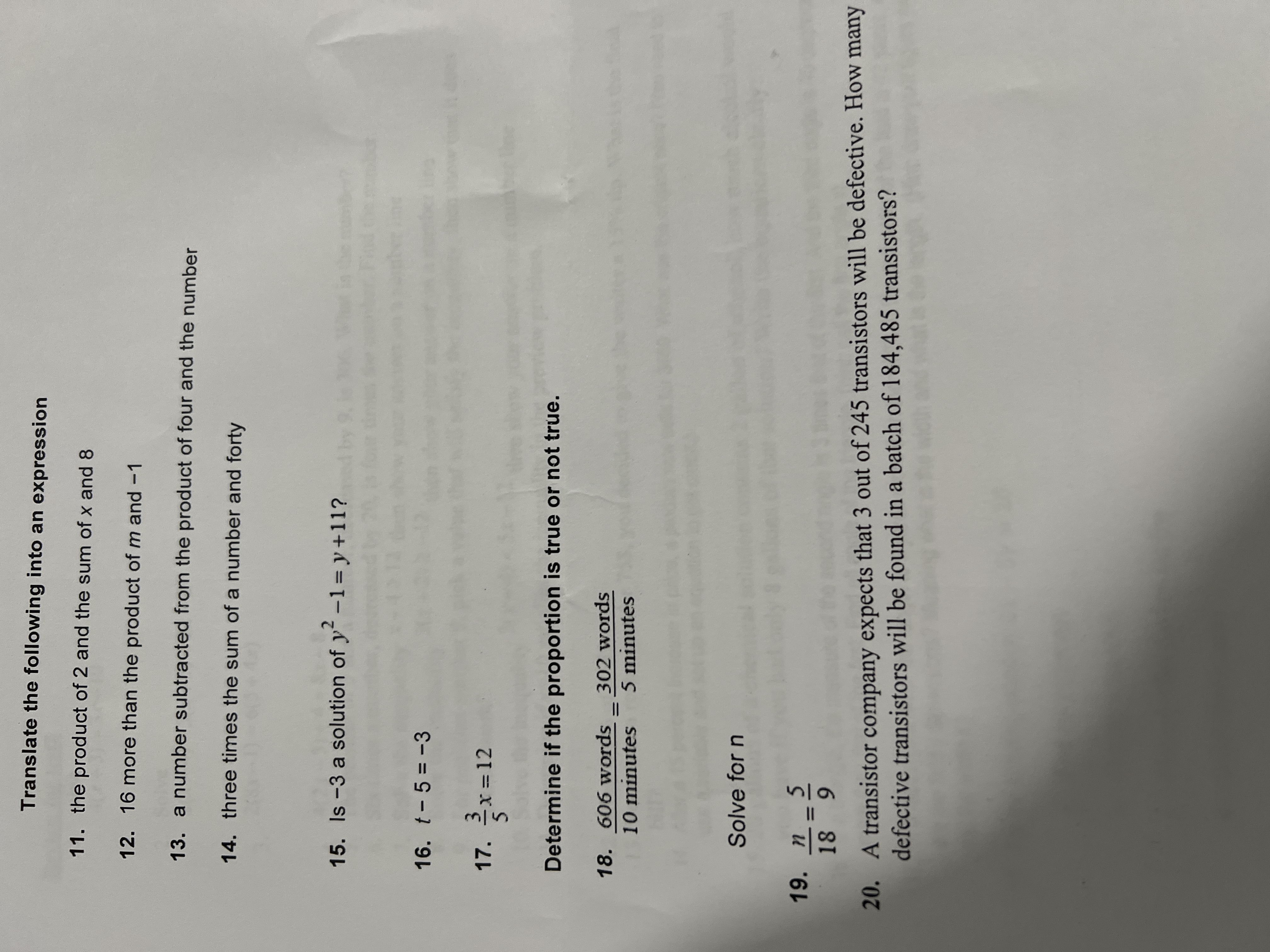 Evaluate the variable expression when a = -2, b =