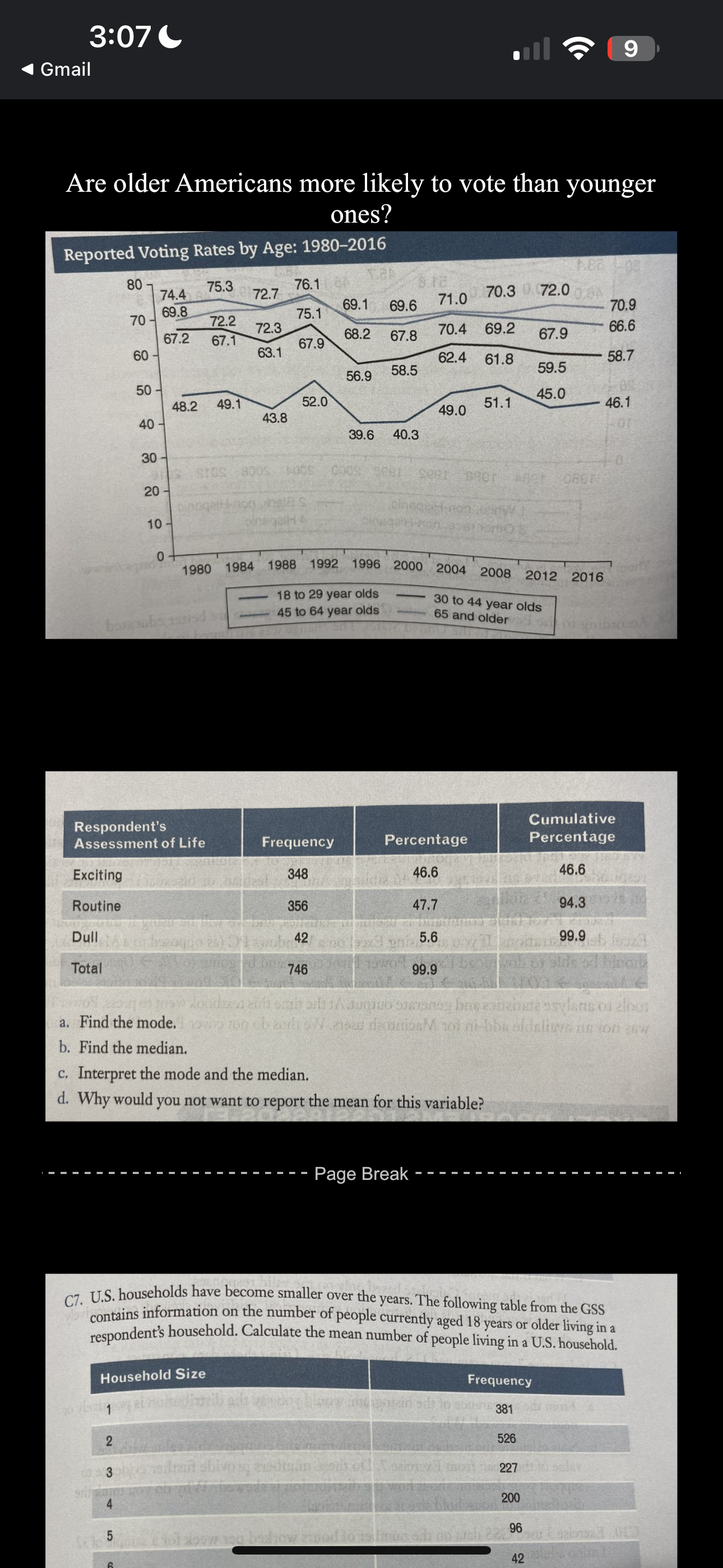 3:07 C 9 Gmail Are older Americans more likely to