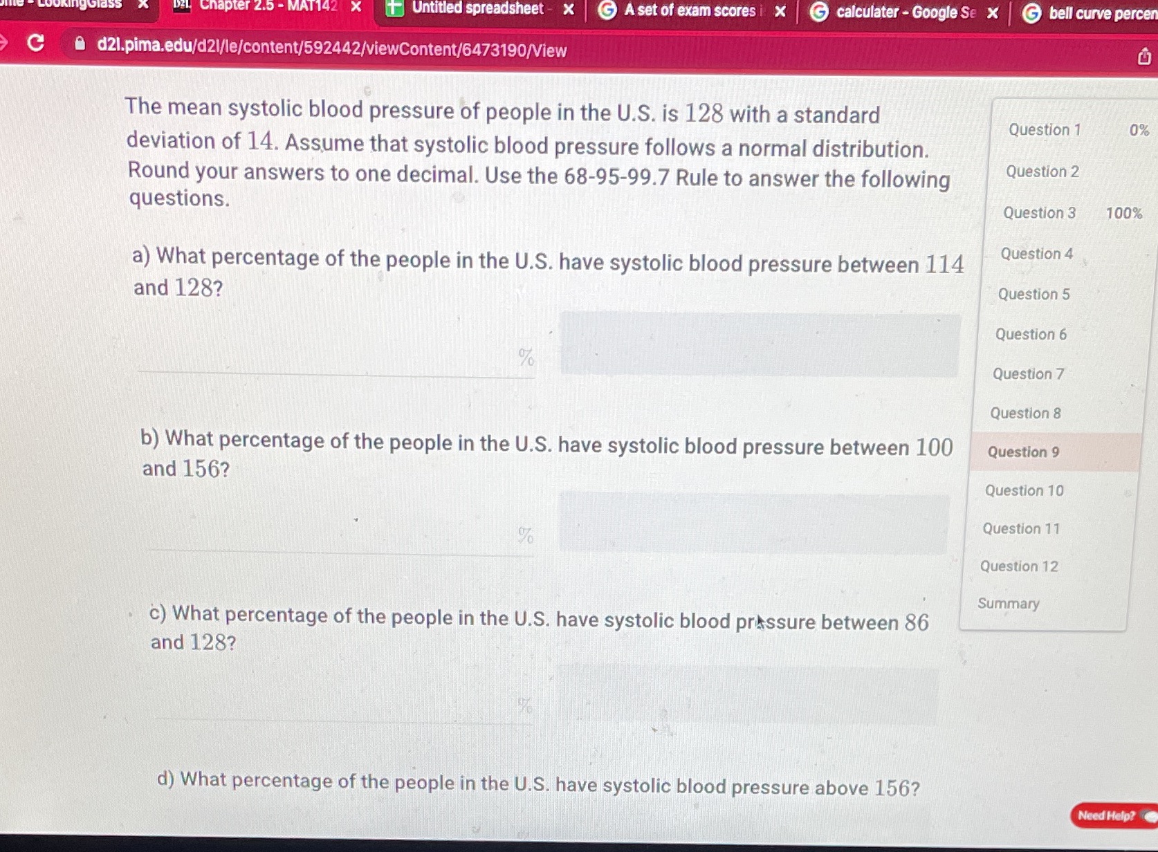 DEL Chapter 2.5 - 1 Untitled spreadsheet - x | GA