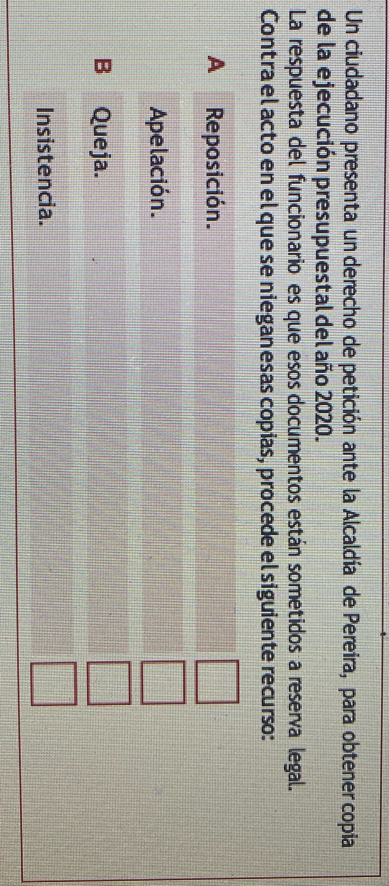 Un ciudadano presenta un derecho de peticion ante