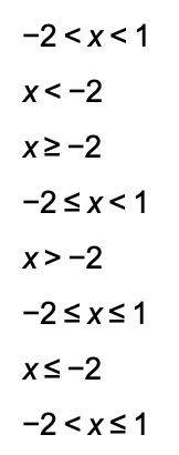 Which of the following inequalities correctly