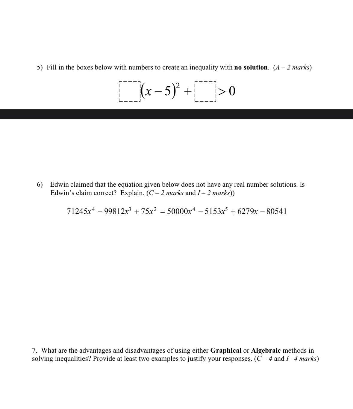 Write it on your hand please and use blue pen and