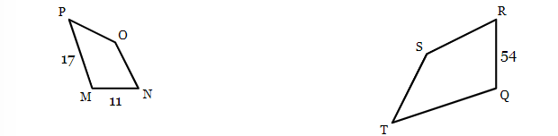quadrilateral MNOP is similar to quadrilateral