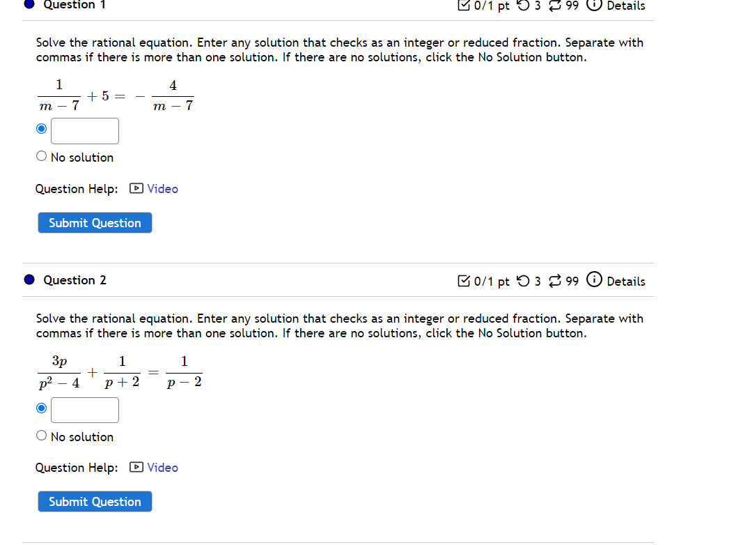 I Question 4 B on pt 0 3 8 99 (D Details Factor