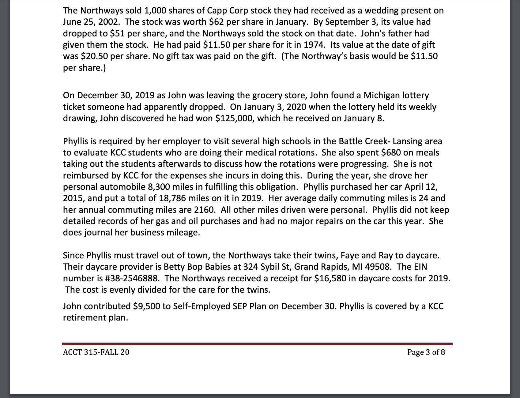 This is all the information I have for this