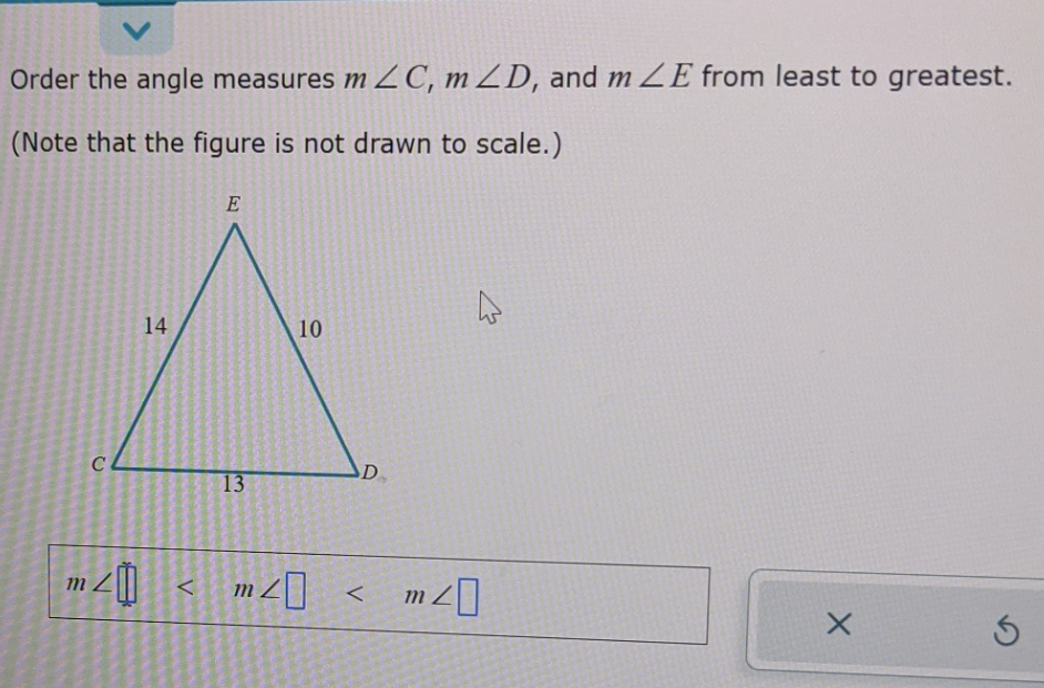 relationship between angle Order the angle