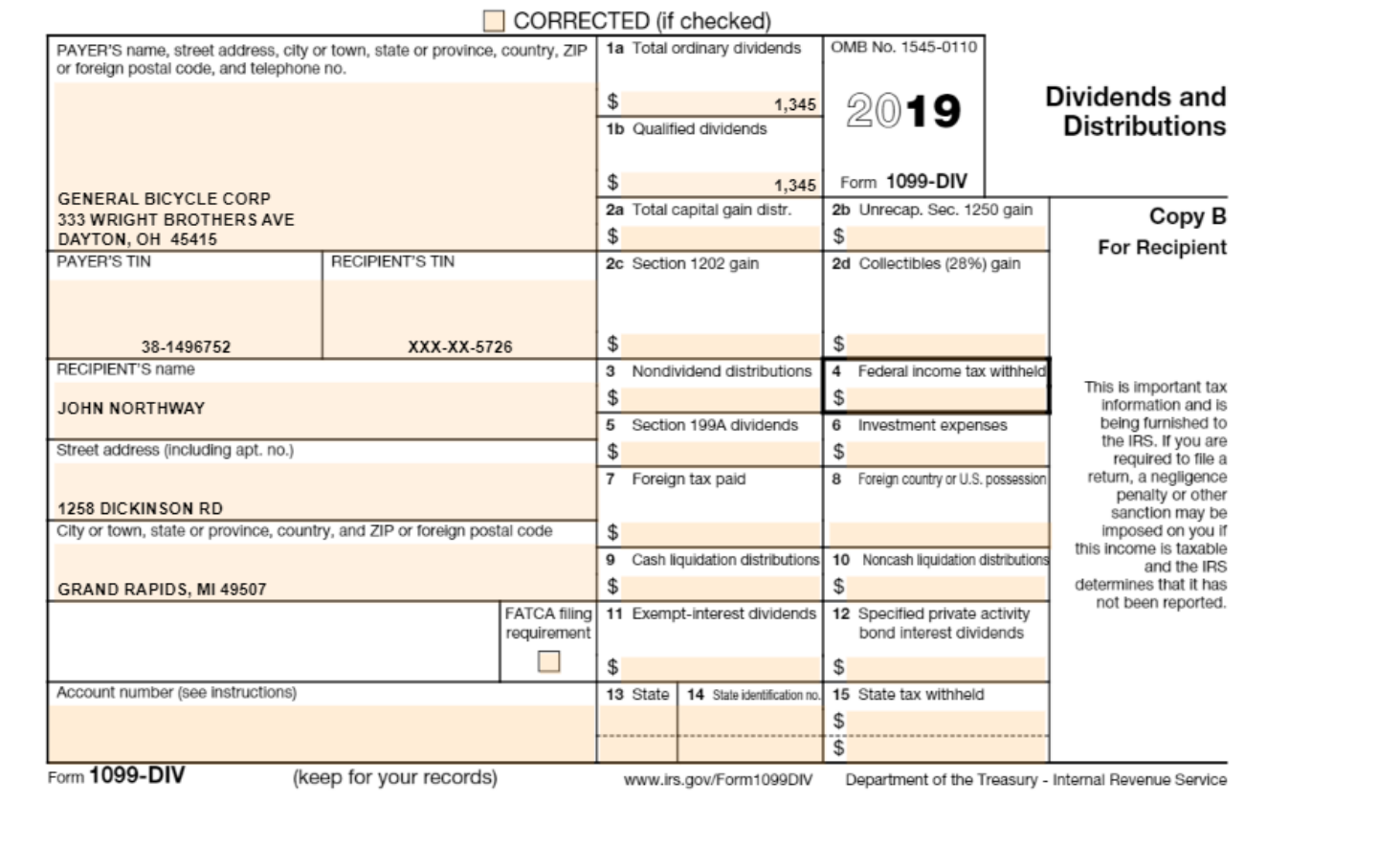 This is all the information I have for this