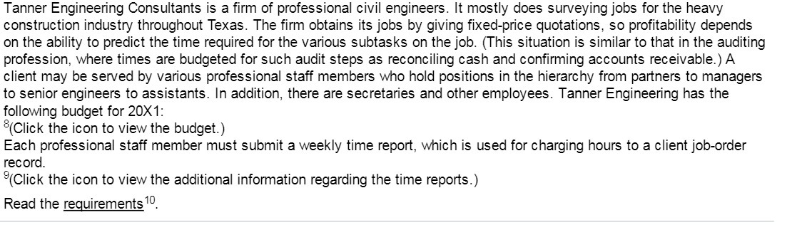 Tanner Engineering Consultants is a firm of