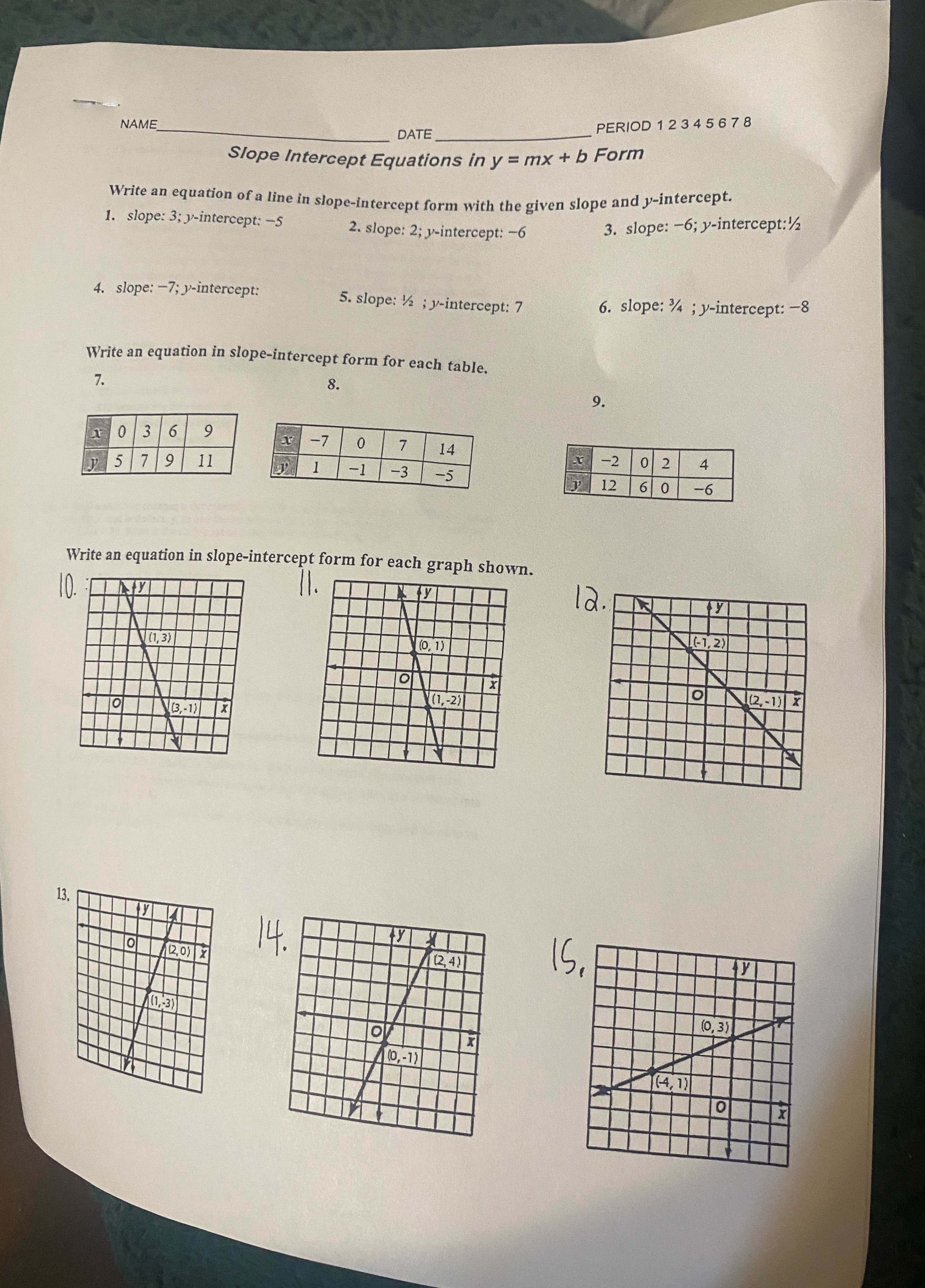 please solve all and add work!! thank you PERIOD
