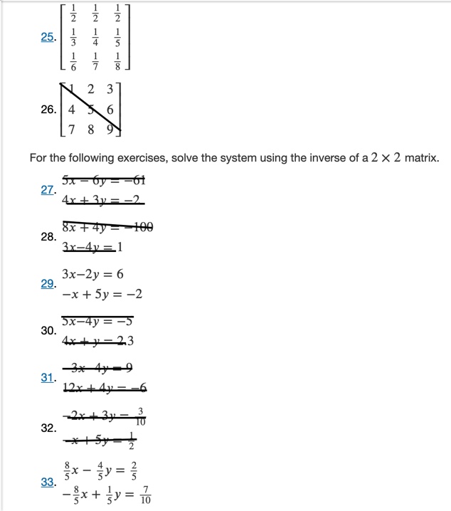 For the following exercises, find the