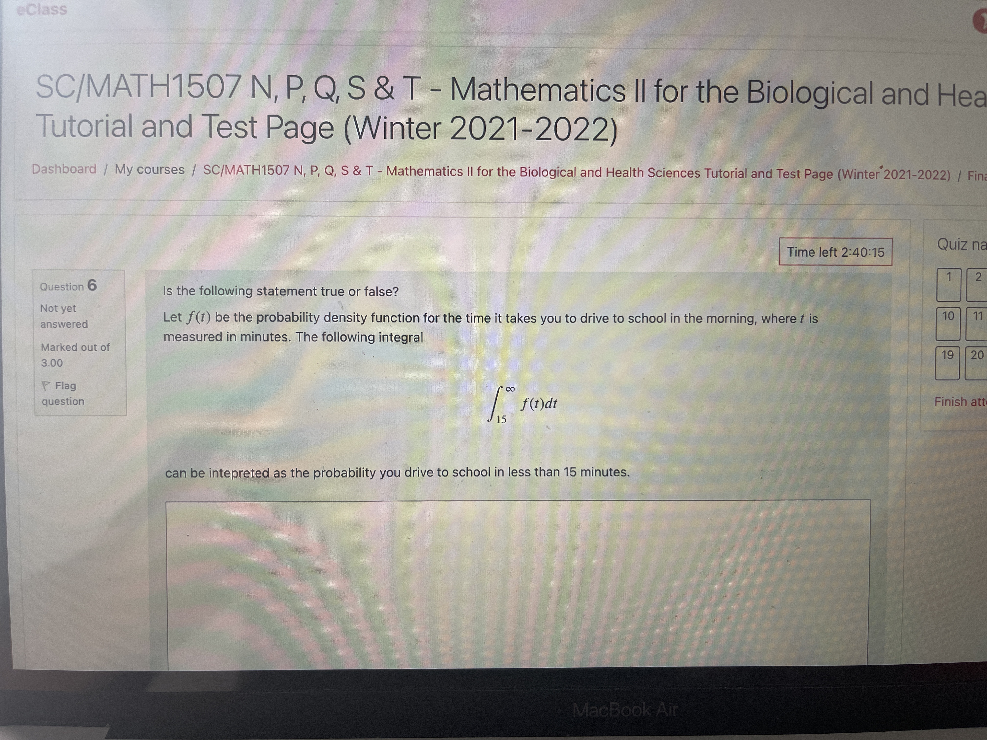 Hi can you give me the full answer and