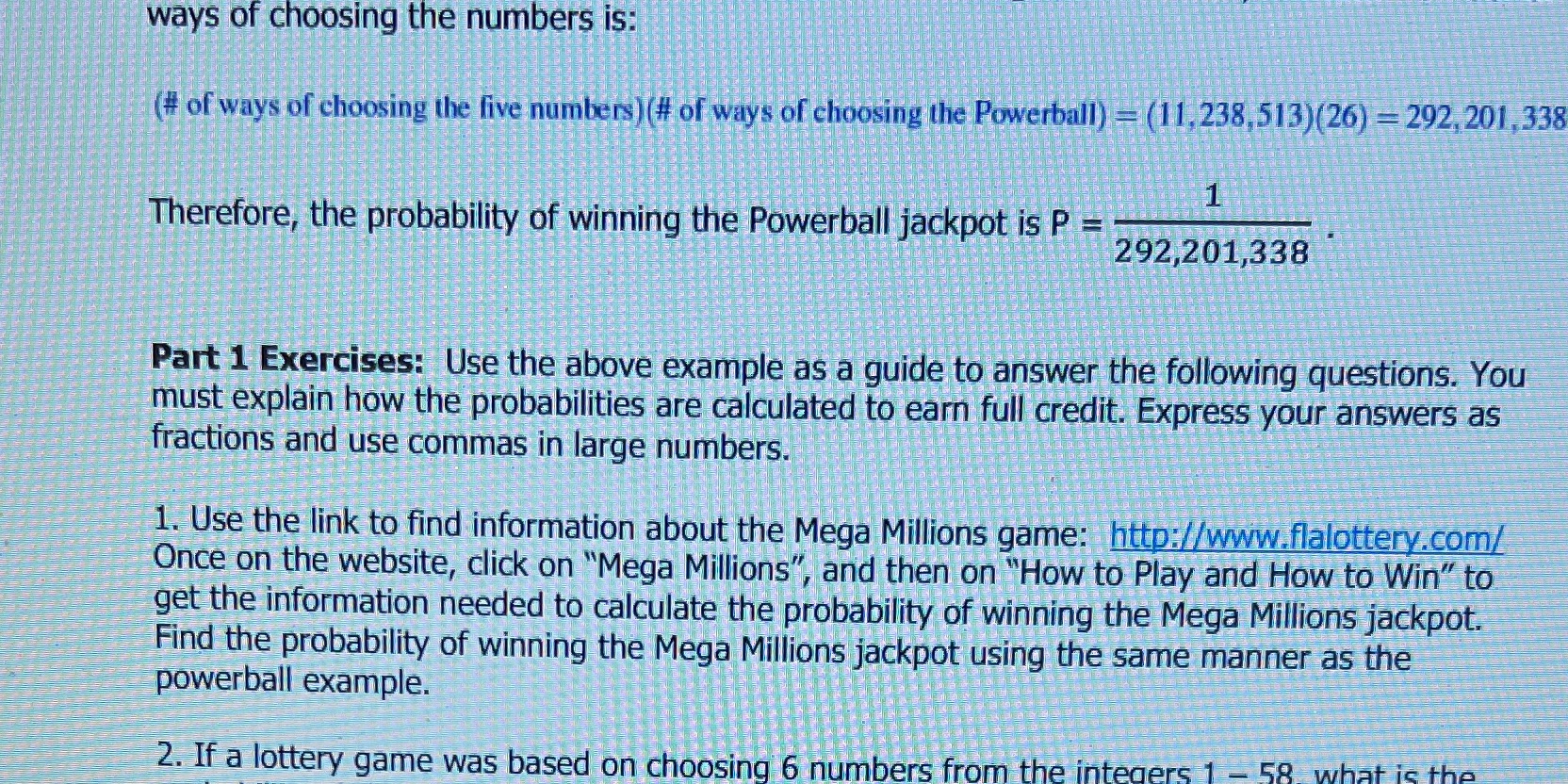 How do I do this ways of choosing the numbers is: