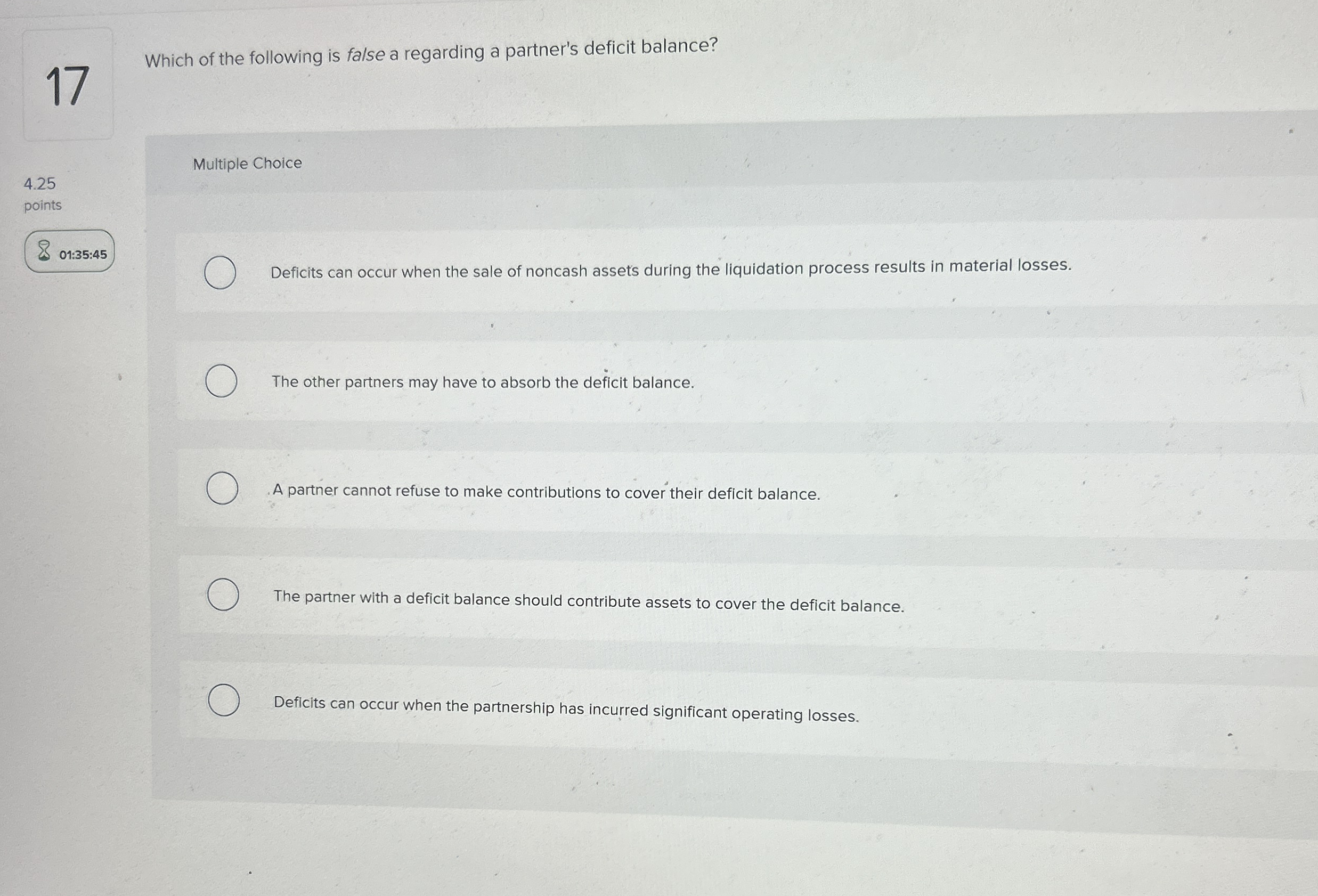 1 7 Which of the following is false a regarding a