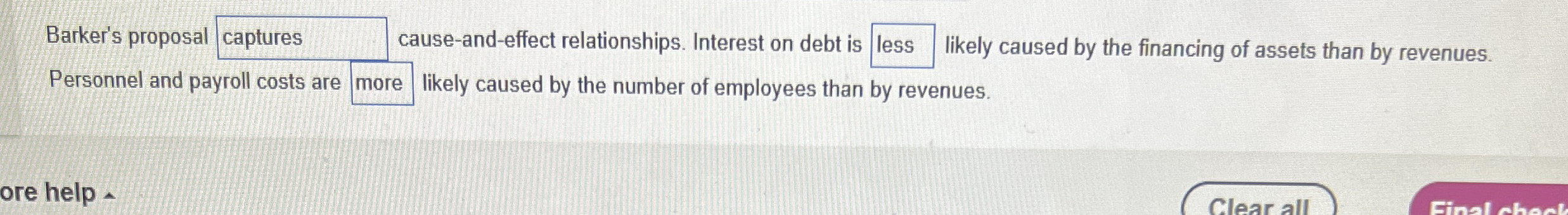 Barker's proposal q , cause - and - effect