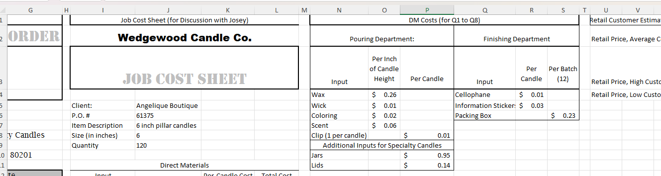 Use the Excel skills learned in this chapter to