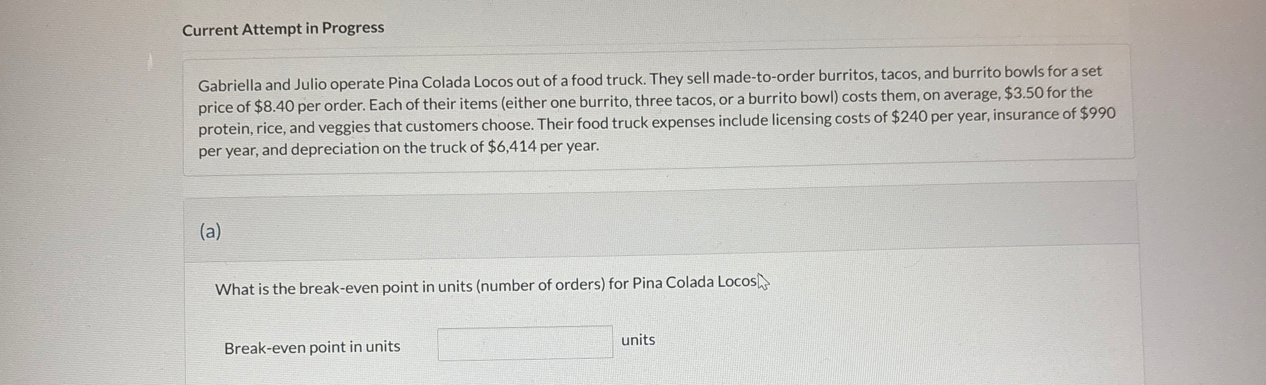 Current Attempt in Progress Gabriella and Julio