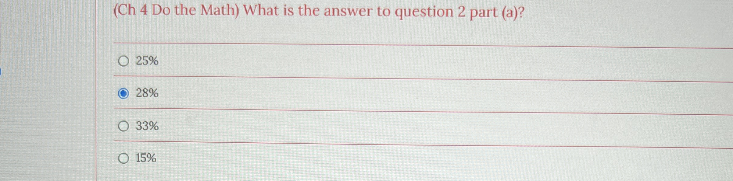 ( Ch 4 Do the Math From the book personal finance