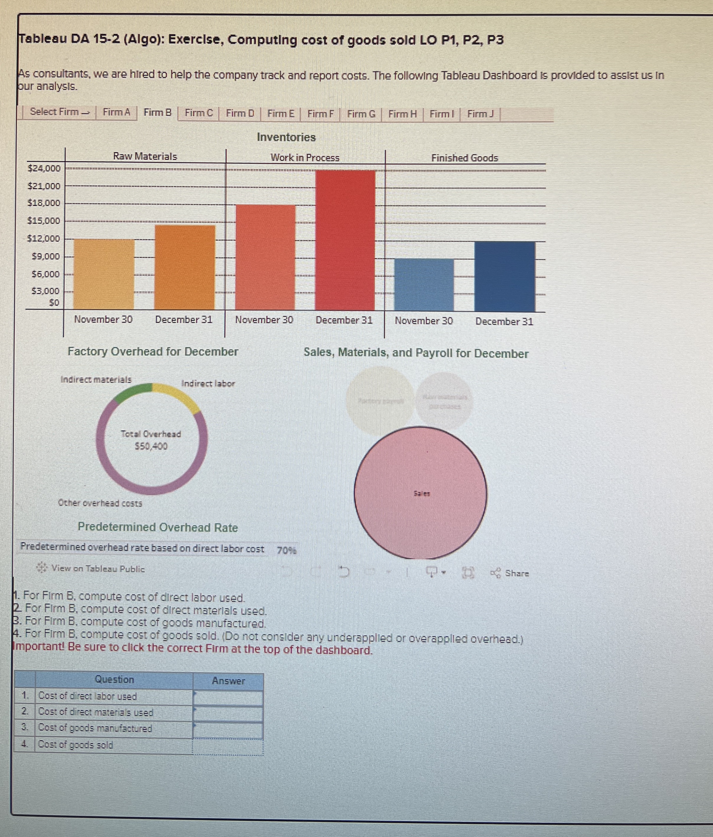 Tableau DA 1 5 - 2 ( Algo ) : Exerclse, Computing