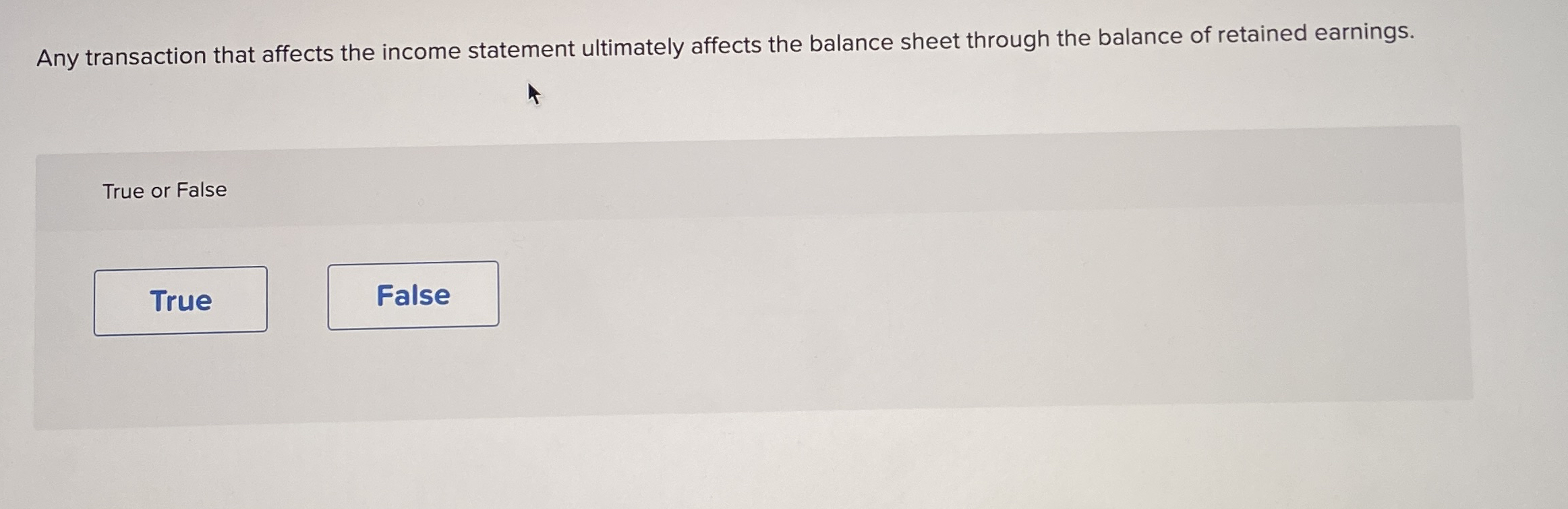 Any transaction that affects the income statement