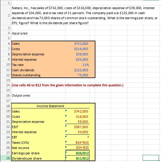 What is the formula for the missing EBIT that has